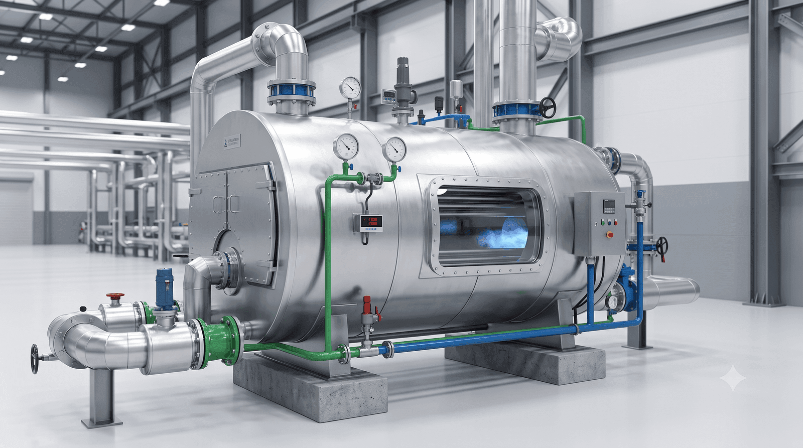 HIGH-EFFICIENCY STEAM BOILERS