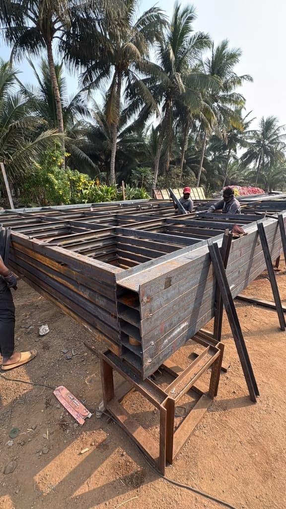 I-Beam Framework Fabrication Yard