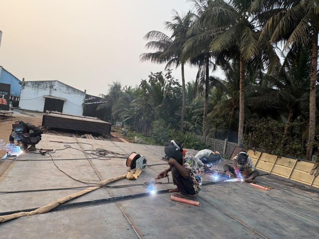 On-Site Deck Precision Welding