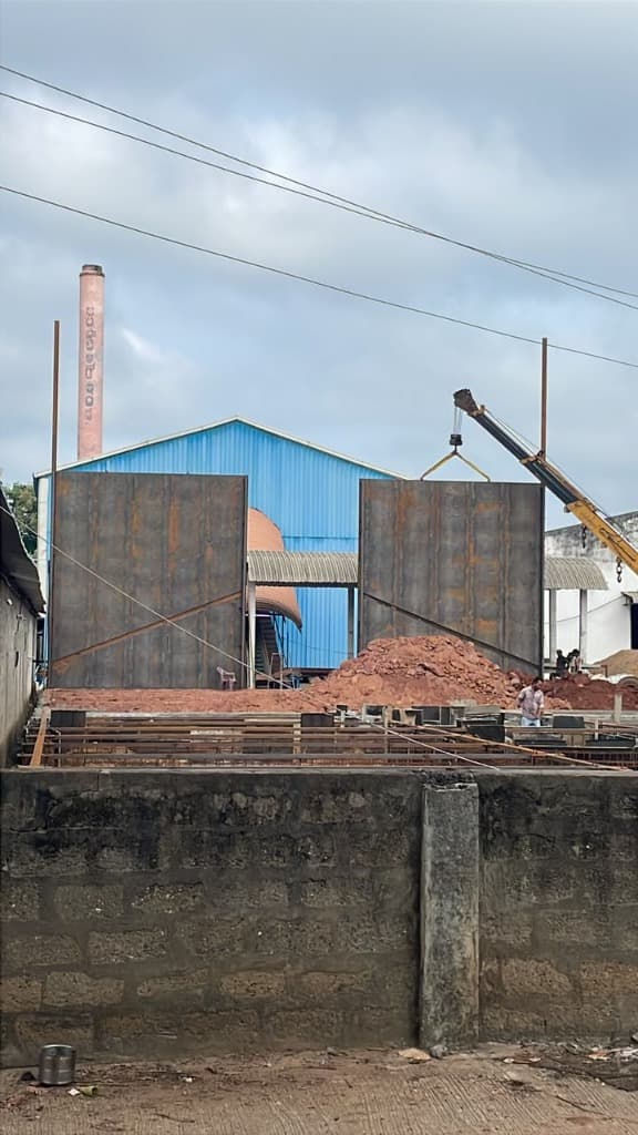 Vertical Silo Plate Enclosure & Stack